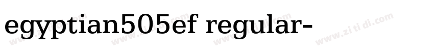 egyptian505ef regular字体转换 egyptian505ef regular字体转换